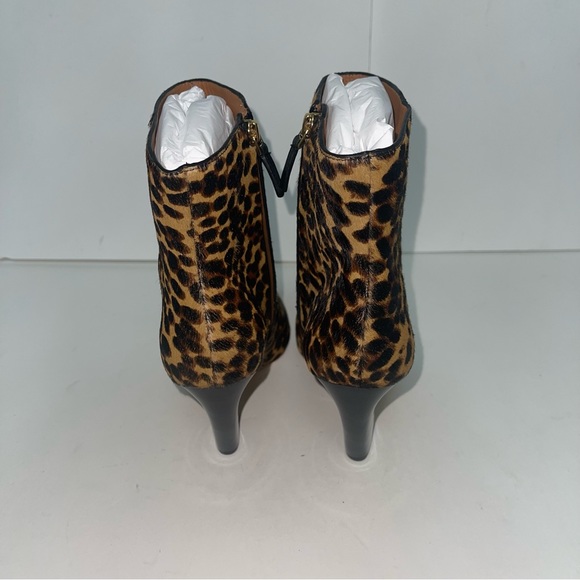 Tory Burch Lila Genuine Leopard Print Calf Hair PointedToe Bootie - Duplicate - Picture 7 of 13